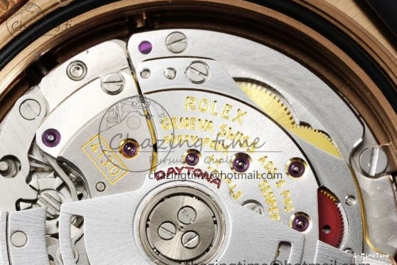 MiroTime 0105 Elegant Daytona 116515 BTF 1:1 Best Edition RG Dial on Oysterflex Rubber Strap SA4130 V 2264